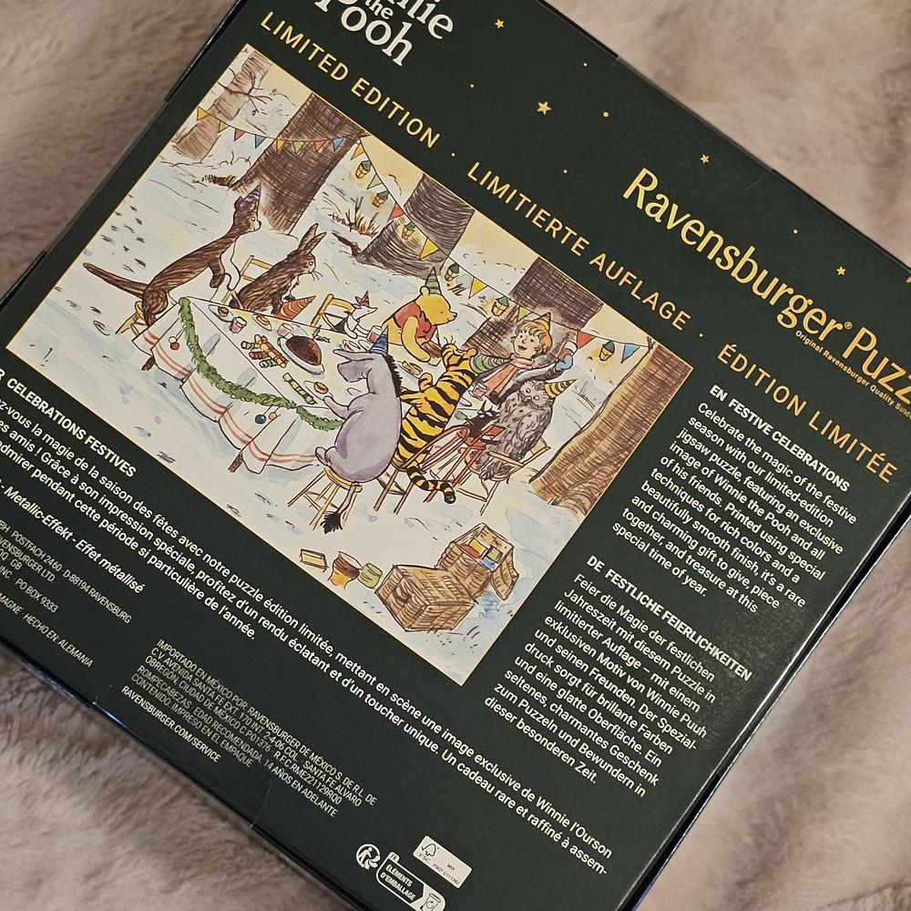 Ravensburger Winnie The Pooh Festive Celebrations Limited Edition Puzzle - Picture 4 of 4